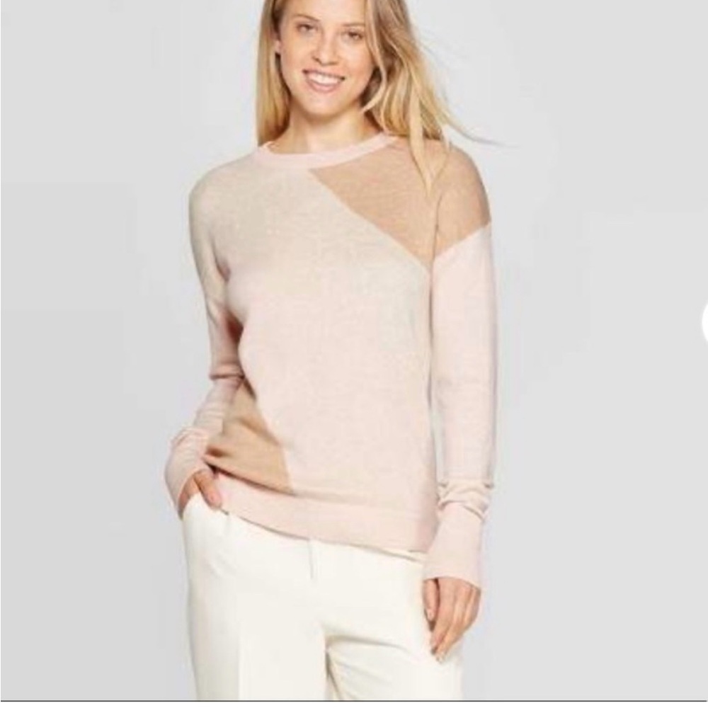A New Day Colorblock Sweater Size XXL.